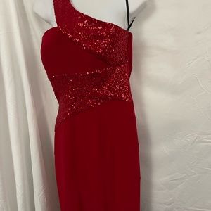 Hot little red dress